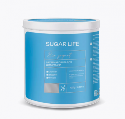 SUGARLIFE YOGURT Паста для сахарной депиляции средняя 1кг