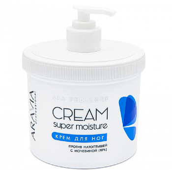 Крем для ног от натоптышей Super Moisture, 550 мл