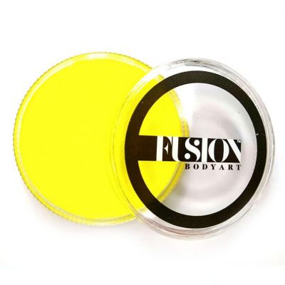 Краска для аквагрима Желтый яркий 32g Fusion