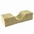 Подушка лешмейкера на кушетку 60х20х15 (пшеничный)