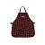 Фартук_Wahl_Animal_paw_print_apron_с_лапами_черный-коралловый__0093-6125_