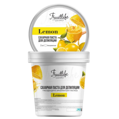 Fruit Life Сахарная паста Лимон ультрамягкий 3кг