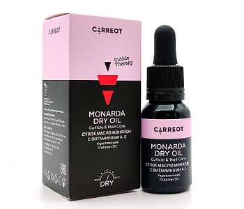 Monardo DRY OIL (сухое масло монарды) 15ml TM Carreot