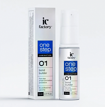 IC FACTORY Состав для ламинирования ресниц ONE STEP BOND BUILDER, 5 мл